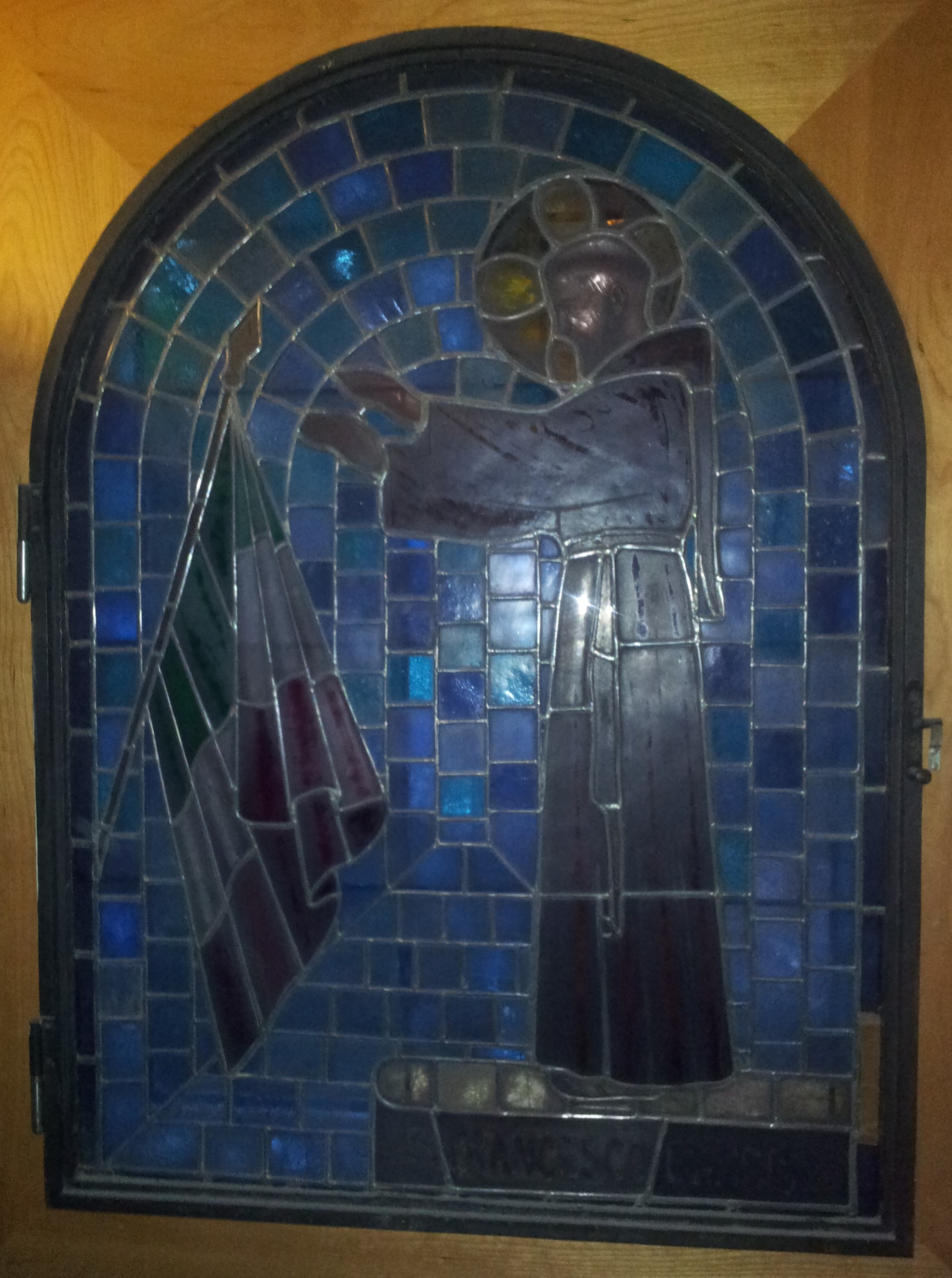 Fenster Franz von Assisi.